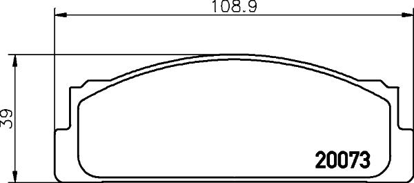 Mintex MDB1013 - Тормозные колодки, дисковые, комплект unicars.by