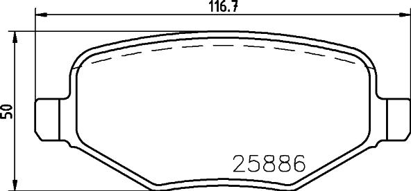 Valeo 670437 - Тормозные колодки, дисковые, комплект unicars.by