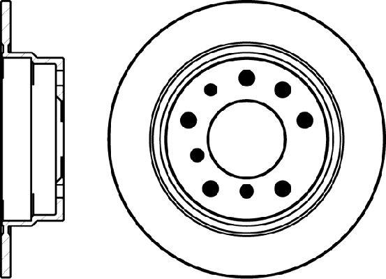 BENDIX 520163 - Тормозной диск unicars.by