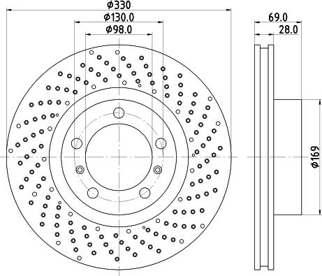 Mintex MDC2730R - Тормозной диск unicars.by