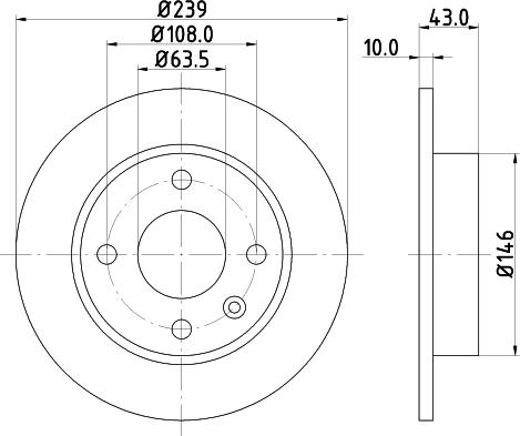 Mintex MDK0017 - Дисковый тормозной механизм, комплект unicars.by