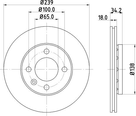 Mintex MDK0100 - Дисковый тормозной механизм, комплект unicars.by