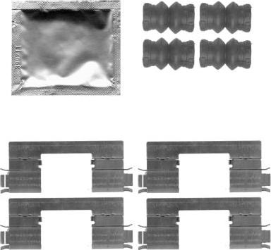 Mintex MVK0053 - Дисковый тормозной механизм, комплект unicars.by