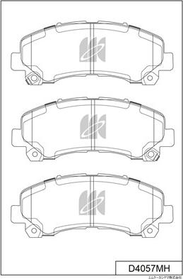 BENDIX 511310 - Тормозные колодки, дисковые, комплект unicars.by