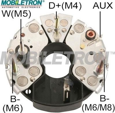 Mobiletron RB-63H - Выпрямитель, диодный мост, генератор unicars.by