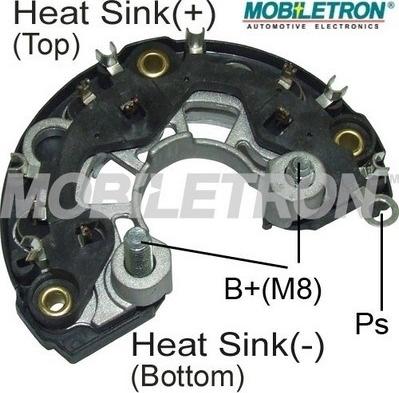 Mobiletron RB-117H - Выпрямитель, диодный мост, генератор unicars.by