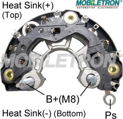 Mobiletron RB-172H - Выпрямитель, диодный мост, генератор unicars.by