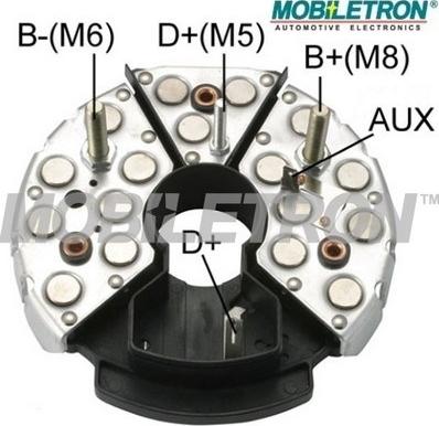 Mobiletron RB-78HA - Выпрямитель, диодный мост, генератор unicars.by