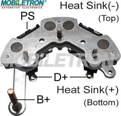 Mobiletron RH-74A - Выпрямитель, диодный мост, генератор unicars.by