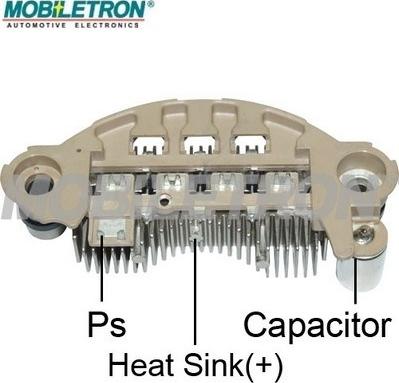 Mobiletron RM-191H - Выпрямитель, диодный мост, генератор unicars.by