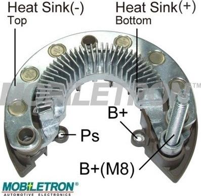 Mobiletron RM-203 - Выпрямитель, диодный мост, генератор unicars.by