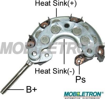 Mobiletron RN-15PL - Выпрямитель, диодный мост, генератор unicars.by