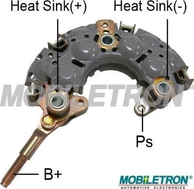 Mobiletron RN-36 - Выпрямитель, диодный мост, генератор unicars.by