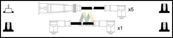 Motaquip LDRL1090 - Комплект проводов зажигания unicars.by