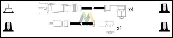 Motaquip LDRL1296 - Комплект проводов зажигания unicars.by