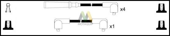 Motaquip LDRL1080 - Комплект проводов зажигания unicars.by