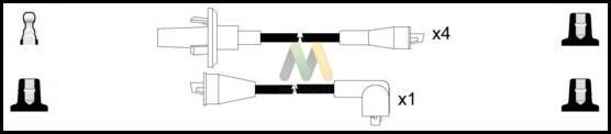 Motaquip LDRL1394 - Комплект проводов зажигания unicars.by