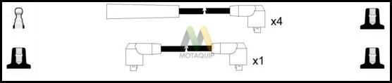 Motaquip LDRL1330 - Комплект проводов зажигания unicars.by