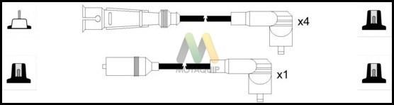 Motaquip LDRL1352 - Комплект проводов зажигания unicars.by