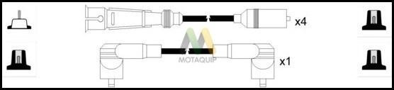 Motaquip LDRL1200 - Комплект проводов зажигания unicars.by