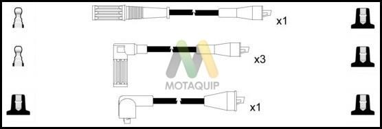 Motaquip LDRL1215 - Комплект проводов зажигания unicars.by