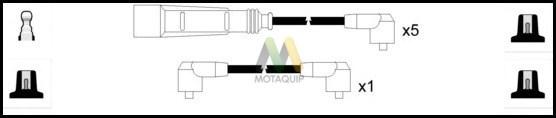 Motaquip LDRL1217 - Комплект проводов зажигания unicars.by