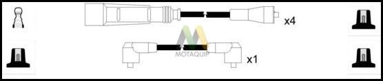 Motaquip LDRL1724 - Комплект проводов зажигания unicars.by