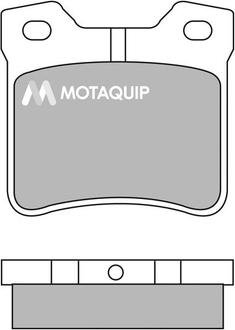 Motaquip LVXL984 - Тормозные колодки, дисковые, комплект unicars.by