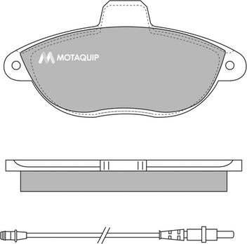 Motaquip LVXL971 - Тормозные колодки, дисковые, комплект unicars.by