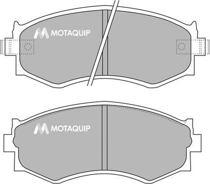 Motaquip LVXL435 - Тормозные колодки, дисковые, комплект unicars.by