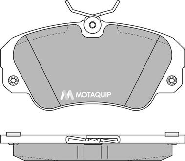 Motaquip LVXL692 - Тормозные колодки, дисковые, комплект unicars.by