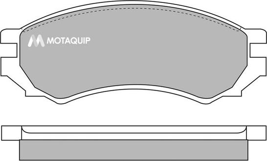 Motaquip LVXL615 - Тормозные колодки, дисковые, комплект unicars.by