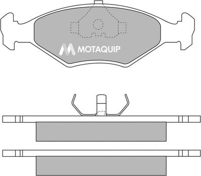 Motaquip LVXL198 - Тормозные колодки, дисковые, комплект unicars.by