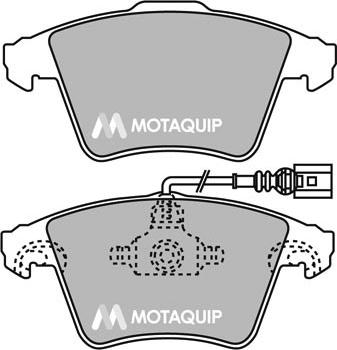 Motaquip LVXL1444 - Тормозные колодки, дисковые, комплект unicars.by