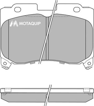 Motaquip LVXL144 - Тормозные колодки, дисковые, комплект unicars.by