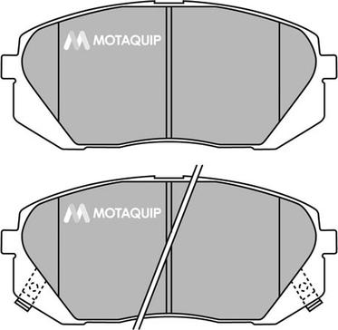 Motaquip LVXL1452 - Тормозные колодки, дисковые, комплект unicars.by