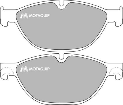 Motaquip LVXL1666 - Тормозные колодки, дисковые, комплект unicars.by