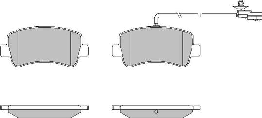 Motaquip LVXL1638 - Тормозные колодки, дисковые, комплект unicars.by