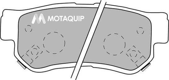 Motaquip LVXL1049 - Тормозные колодки, дисковые, комплект unicars.by