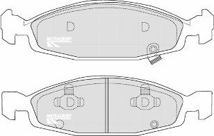 Motaquip LVXL1050 - Тормозные колодки, дисковые, комплект unicars.by