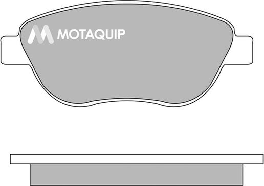 Motaquip LVXL1007 - Тормозные колодки, дисковые, комплект unicars.by