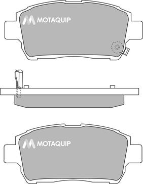 Motaquip LVXL1012 - Тормозные колодки, дисковые, комплект unicars.by