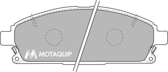 Motaquip LVXL1085 - Тормозные колодки, дисковые, комплект unicars.by