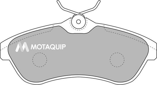 Motaquip LVXL1033 - Тормозные колодки, дисковые, комплект unicars.by