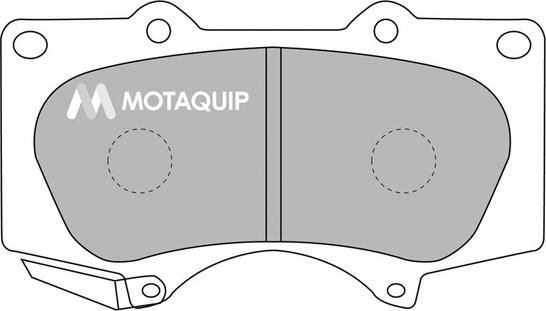 Motaquip LVXL1106 - Тормозные колодки, дисковые, комплект unicars.by