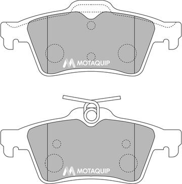 Motaquip LVXL1184 - Тормозные колодки, дисковые, комплект unicars.by