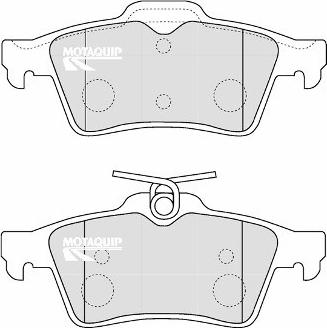 Motaquip LVXL1184 - Тормозные колодки, дисковые, комплект unicars.by