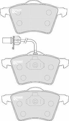 Motaquip LVXL1130 - Тормозные колодки, дисковые, комплект unicars.by