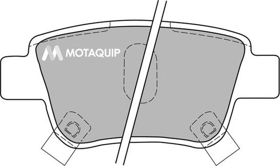 Motaquip LVXL1137 - Тормозные колодки, дисковые, комплект unicars.by