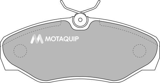 Motaquip LVXL1122 - Тормозные колодки, дисковые, комплект unicars.by